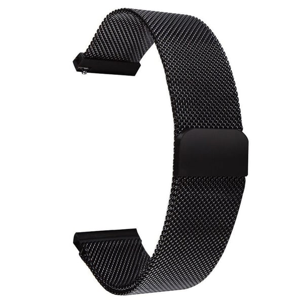 Huawei Watch Fit mini / TalkBand B6 / B3 klokkerem i rustfritt stål - Svart Huawei Watch Fit mini / TalkBand B6 / B3 klokkerem i rustfritt stål - Svart