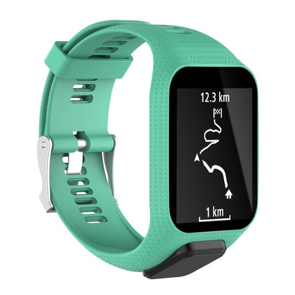 TomTom Runner/Spark/Adventurer 2/3 blød silikone cover - Turkis