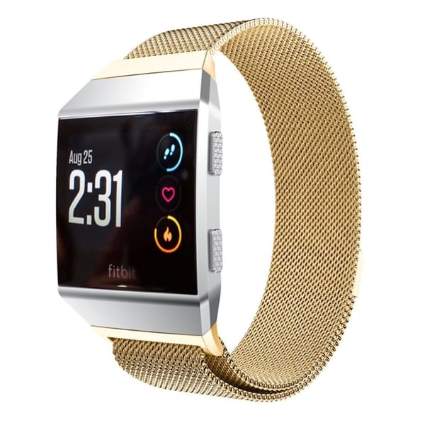 Fitbit Ionic Solid Rustfritt Stål Klokkereim - Gull Fitbit Ionic Solid Rustfritt Stål Klokkereim - Gull