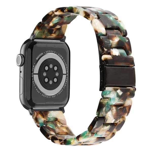Apple Watch (45 mm) urrem i resin-stil - Blå Blanding