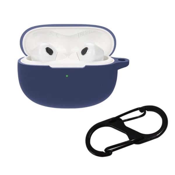 Xiaomi Buds 3T Pro silikonikotelo soljella - Tummansininen