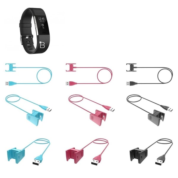 Fitbit Charge 2 ladekabel laget av hybrid materiale - Blå