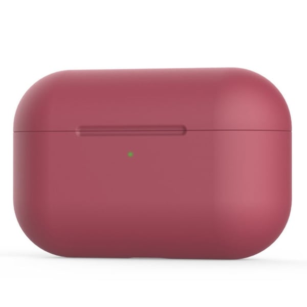 AirPods Pro holdbart silikoneetui - Rødvin AirPods Pro holdbart silikoneetui - Rødvin