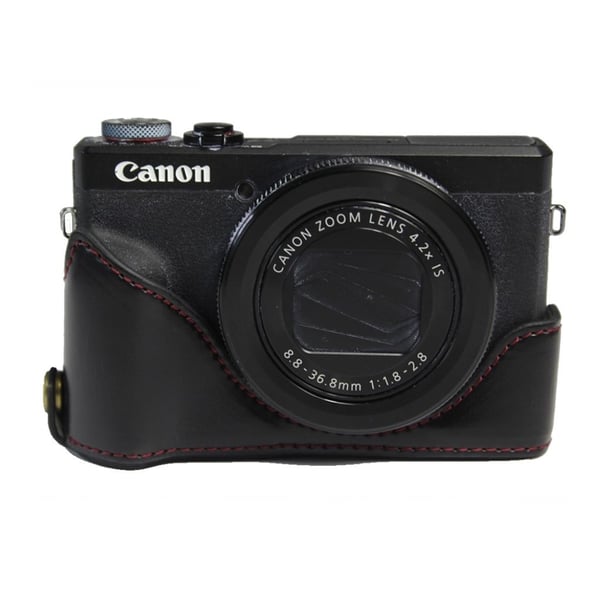 Canon Powershot G7 X Mark Ii Holdbar Læretui - Svart