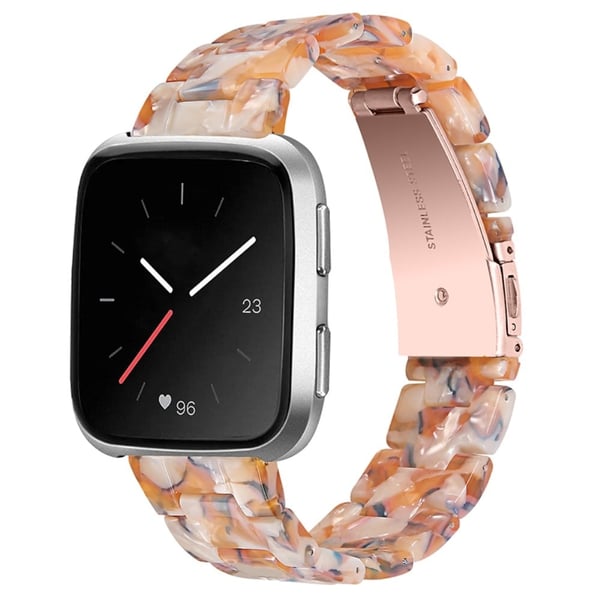 Fitbit Versa 2 / Versa Lite / Versa urrem i resin-stil - Gule Blomster