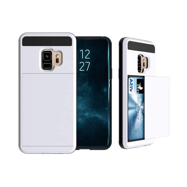 Samsung Galaxy S9 Deksel laget av plastikk og silikon - Hvit