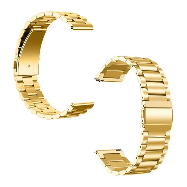 Ticwatch / Samsung Gear S3 Classic / Huawei Watch Gt Rustfritt Stål Klokkereim - Gull Ticwatch / Samsung Gear S3 Classic / Huawei Watch Gt Rustfritt Stål Klokkereim - Gull
