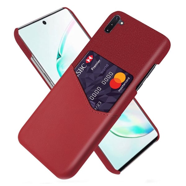 Bofink Samsung Galaxy Note 10 Card cover - Rød