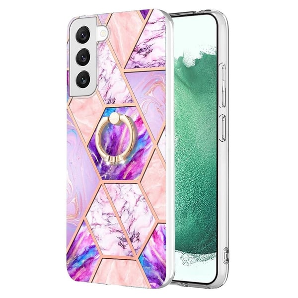 Marmormotiv Samsung Galaxy S22 Plus skal - Ljust Lila Marmormotiv Samsung Galaxy S22 Plus skal - Ljust Lila