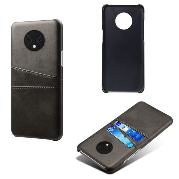 Dual Card OnePlus 7T etui - Svart