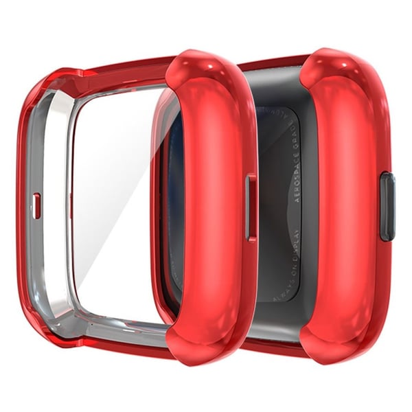 Fitbit Versa 2 Galvanisering Etui - Rød Fitbit Versa 2 Galvanisering Etui - Rød
