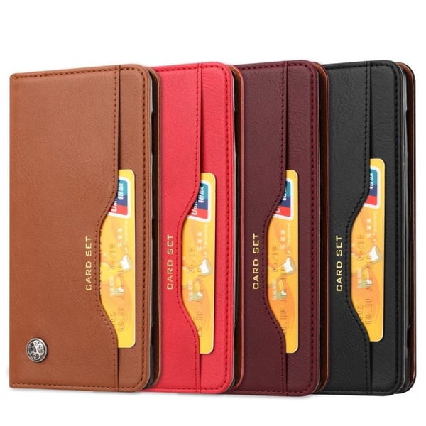 Sony Xperia XZ2 auto-absorberende PU læder flip etui - Sort