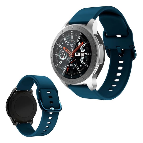 Samsung Gear S3 Active silikoninen kellonauha - Tummansininen