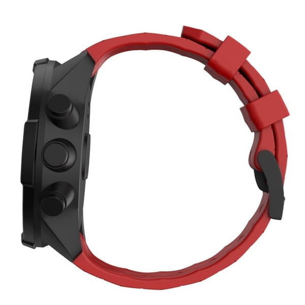 Suunto 9 Baro holdbar silikone Urrem - Rød
