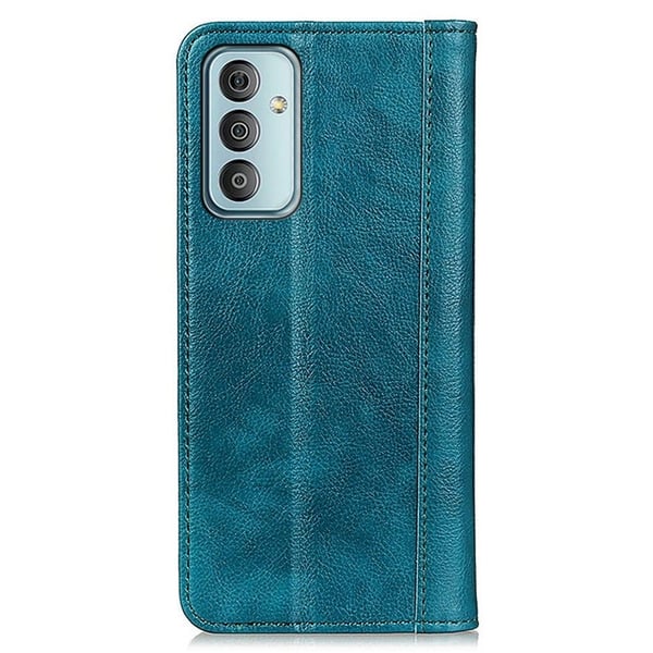 Äkta läder Samsung Galaxy M23 fodral med magnetisk stängning
