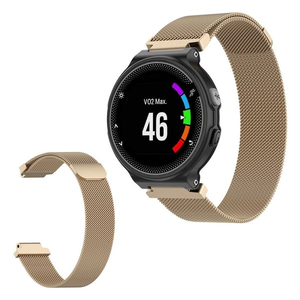 Garmin Forerunner 220/230/235/630/620/735 Milanese Rustfritt Stål Klokkereim - Gull