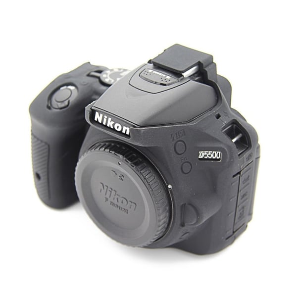 Nikon D5600/D5300 blød silikone beskyttende etui - Sort