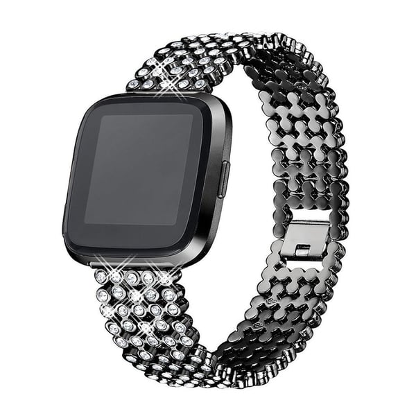 Fitbit Versa Rombe Klokkereim - Svart Fitbit Versa Rombe Klokkereim - Svart
