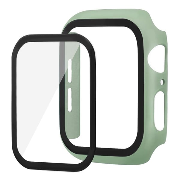 Apple Watch Series 5 44mm Slitesterk Gummibelagt Etui - Lysegrønn Apple Watch Series 5 44mm Slitesterk Gummibelagt Etui - Lysegrønn