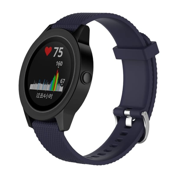 Garmin Vivomove HR blød silikone sports urrem - Mørkeblå Garmin Vivomove HR blød silikone sports urrem - Mørkeblå