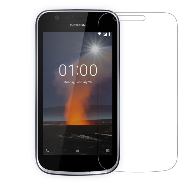 Nokia 1 Skjerm beskyttelse laget av herdet glass - Gjennomsiktig