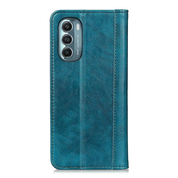 Aito nahkakotelo magneettisuljuksella Motorola Moto G Stylus 5G (2022) - Vihreä