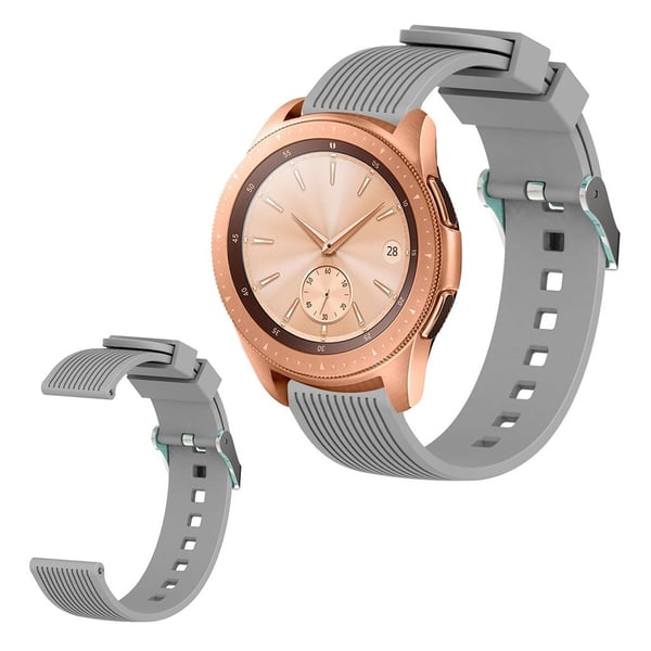 Garmin Vivomove / Luxe / Stil / 3 / Venu Silikon Stripe Klokkereim - Grå