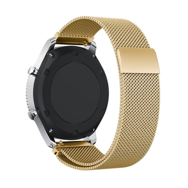 Samsung Gear S3 Milanese Metalli Vaihto Ranneke - Kulta