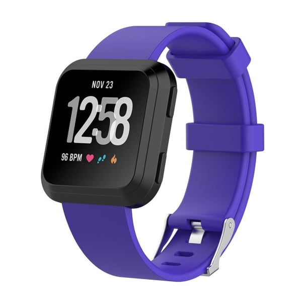 Trendikäs vaihtoranneke Fitbit Versa-kellolle - Violetti