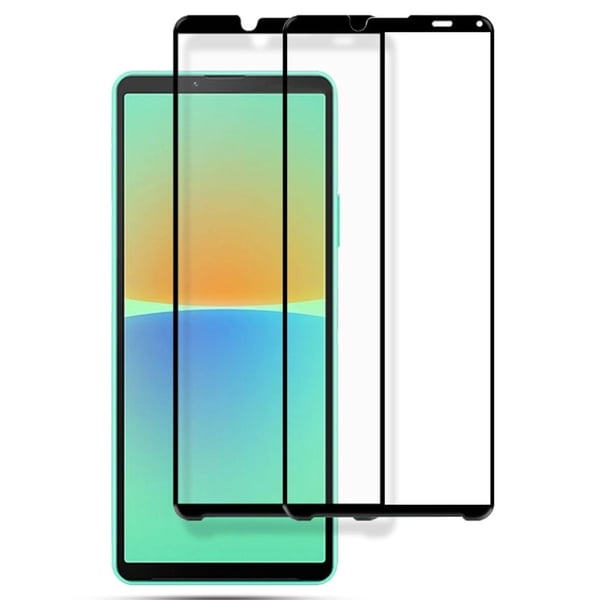 2 stk AMORUS ekstra sterk skjermbeskytter i glass til Sony Xperia 10 IV 2 stk AMORUS ekstra sterk skjermbeskytter i glass til Sony Xperia 10 IV