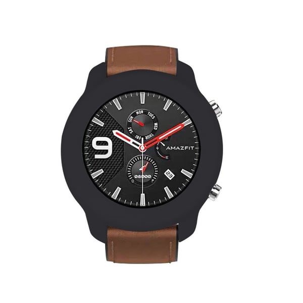 Amazfit Gtr 42mm Silikon Støtfanger - Svart