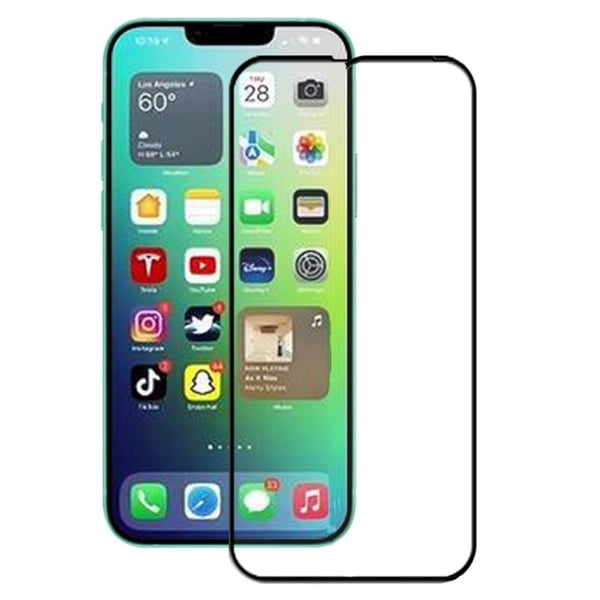 AMORUS skjermbeskytter i ekstra sterkt glass til iPhone 14 Max