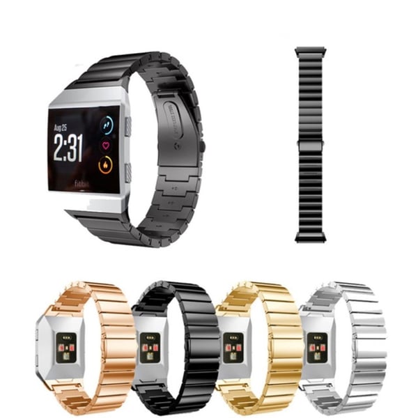 Fitbit Ionic klokkereim i rustfritt stål - svart