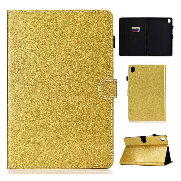 Huawei MediaPad M6 10,8 flash pulver skinn flip etui - Gold