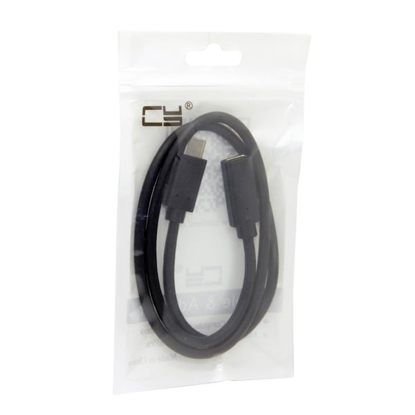 Universal USB 3.1 Type C hann til hunn datakabel