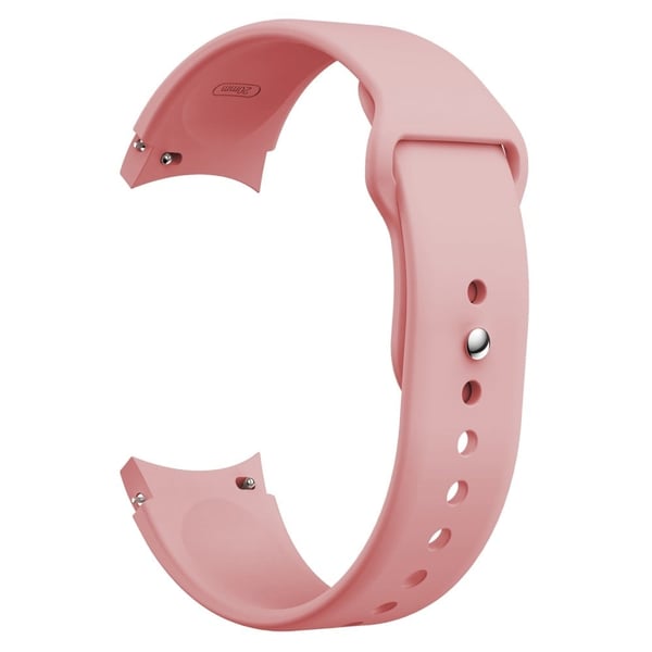 Enkel klokkerem i silikon med knappelås for Samsung Galaxy Watch 4 - Rosa Rose