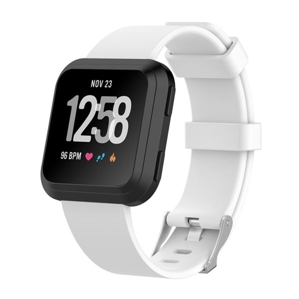Fitbit Versa Klokkereim laget av hybrid materiale, str. L - Hvit Fitbit Versa Klokkereim laget av hybrid materiale, str. L - Hvit