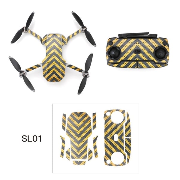RCSTQ DJI Mavic Mini viileät tarrat - Varoitus Väri Nuoli