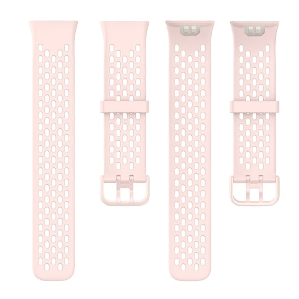 Xiaomi Mi Band 7 Pro klokkerem i silikon - Svart / Rosa