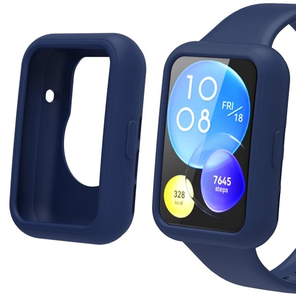 Huawei Watch Fit 2 silikondeksel - Midnattsblå Huawei Watch Fit 2 silikondeksel - Midnattsblå