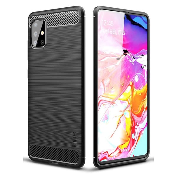 Carbon Shield Samsung Galaxy A51 cover – Sort