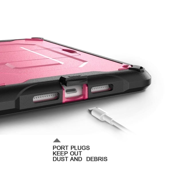 iPad Mini (2019) 360 graders hållbart hybridfodral - Rosa