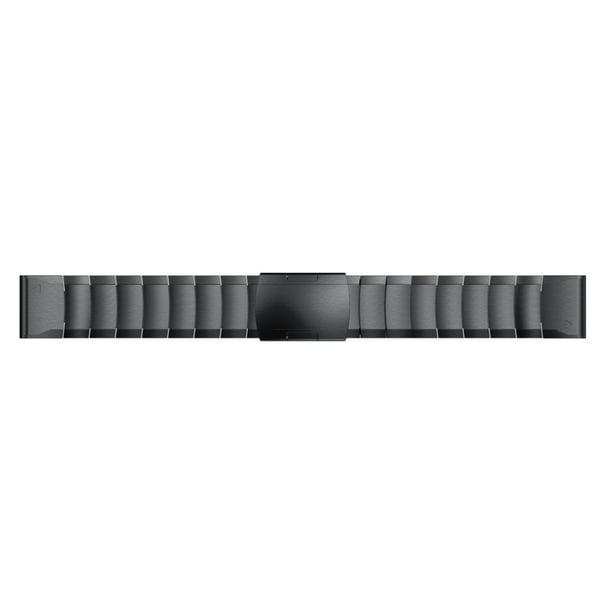 Garmin Fenix 6S holdbar rustfrit stål Urrem - Sort