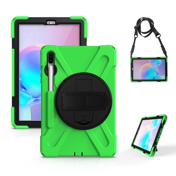 Samsung Galaxy Tab S6 X-Formet holdbart etui - Grøn