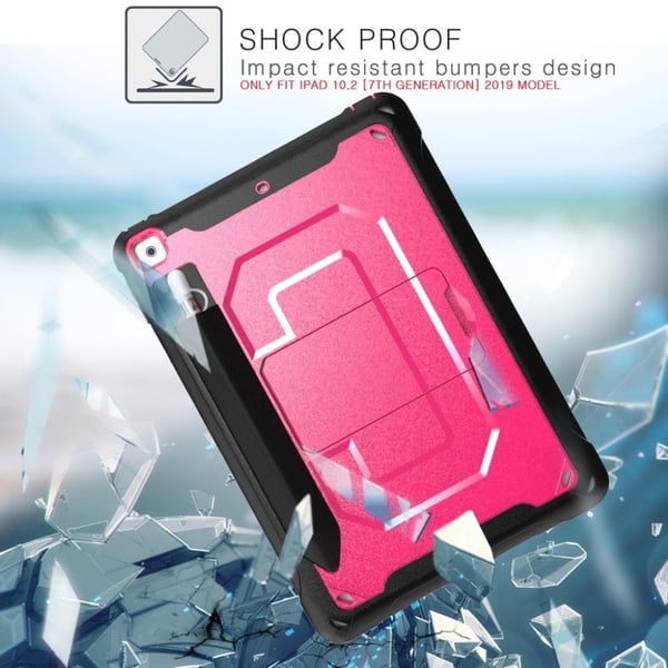 iPad 10.2 (2019) holdbar armor etui - Rose