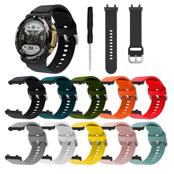 Amazfit T-Rex 2 silikone urrem - Grå