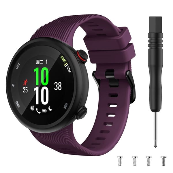 Garmin Forerunner 45 holdbart silikon klokkereim - Purple
