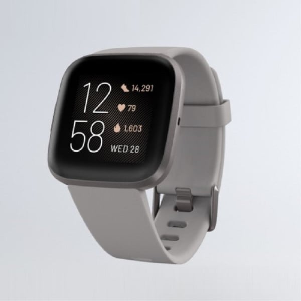 Fitbit Versa / Versa 2 klockarmband i silikon - Grå