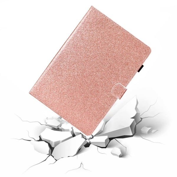 Huawei MediaPad M6 10,8 flash pulver skinn flip etui - Rose Gold