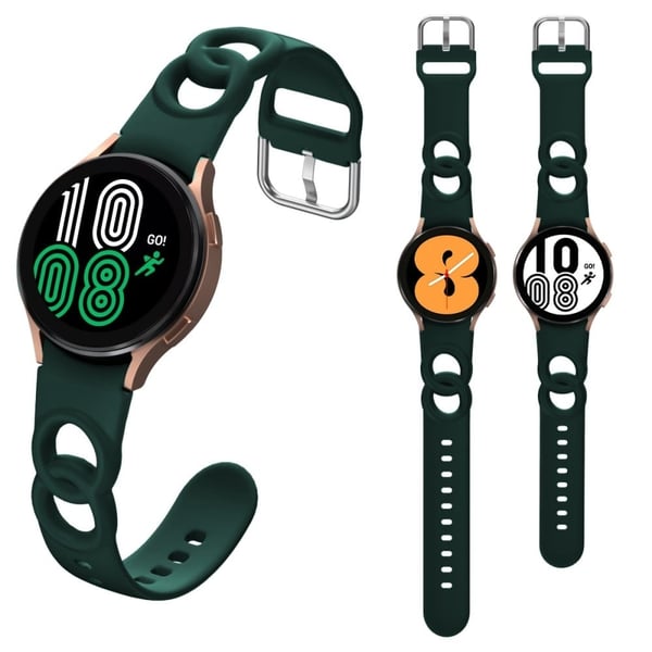 Klockarmband i silikon för Samsung Galaxy Watch 4 - Grön